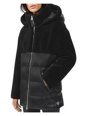 Mackage Hooded Black Junia Down Coat Size S